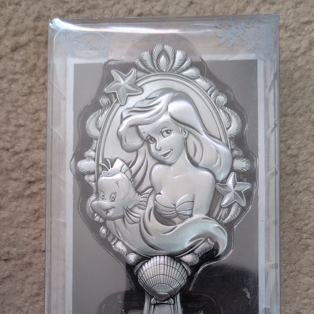 Disney The Little Mermaid Silver Hairbrush - Picture 2 of 4